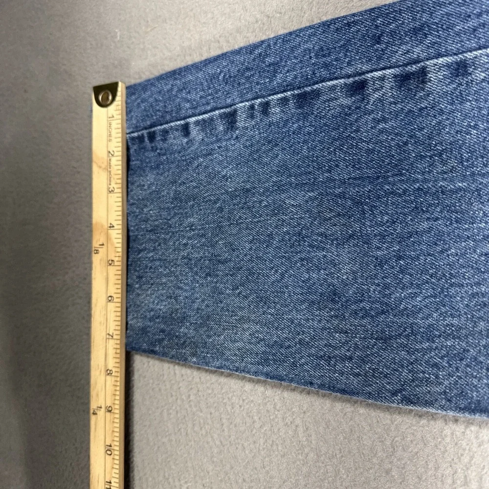 Levis 505 Jeans Mens‎ Sz 30x32 (28x30) Blue Distressed Faded Workwear Dark Denim